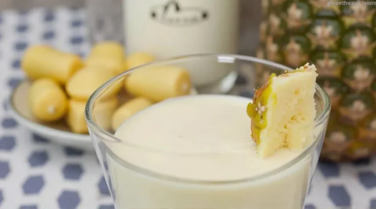 Banana Pineapple Cream Smoothie
