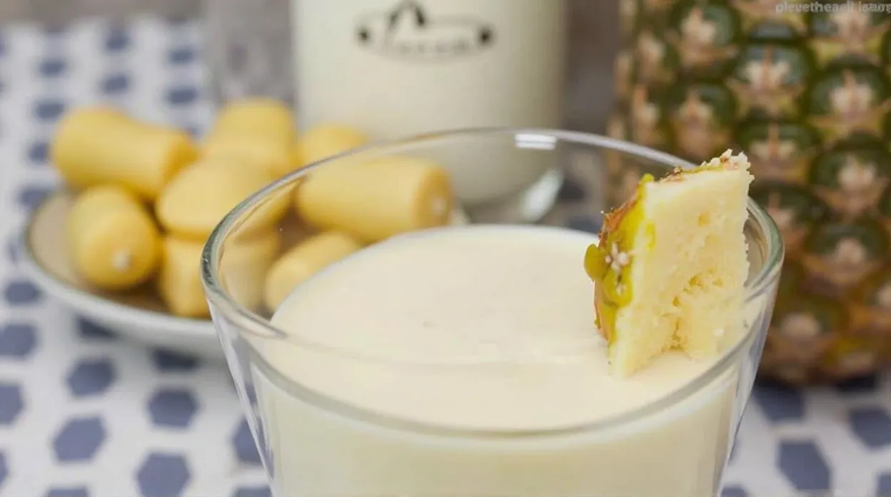 Banana Pineapple Cream Smoothie