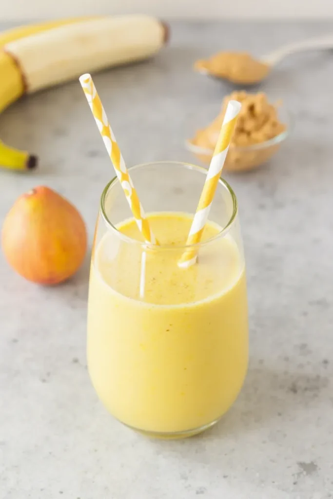 Banana Turmeric Almond Butter Anti-Inflammatory Smoothie