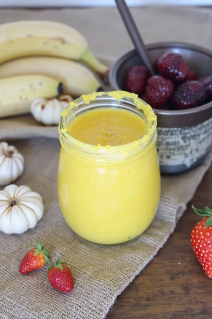Banana Turmeric Almond Butter Anti-Inflammatory Smoothie