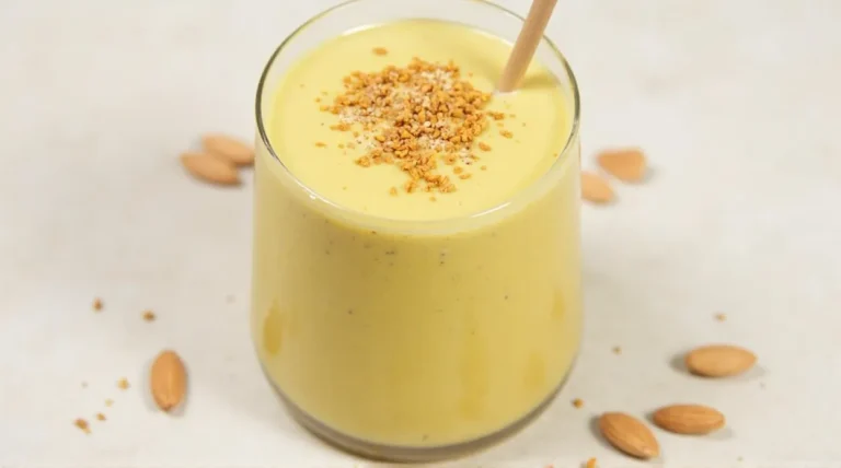 Banana Turmeric Almond Butter Anti-Inflammatory Smoothie