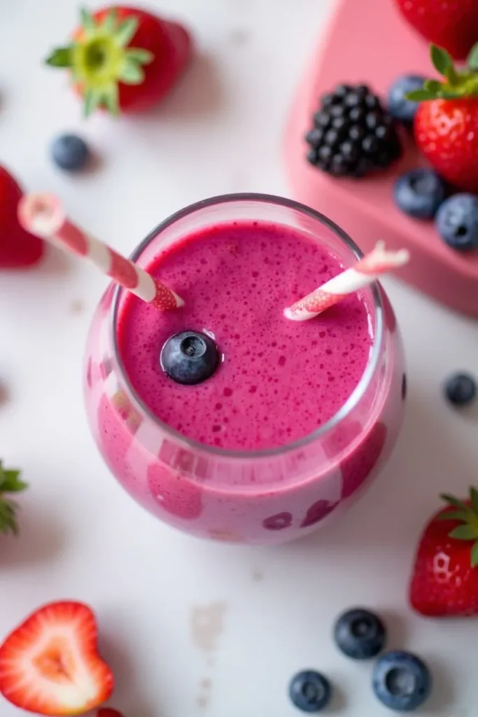 Berry Blast Whey Smoothie