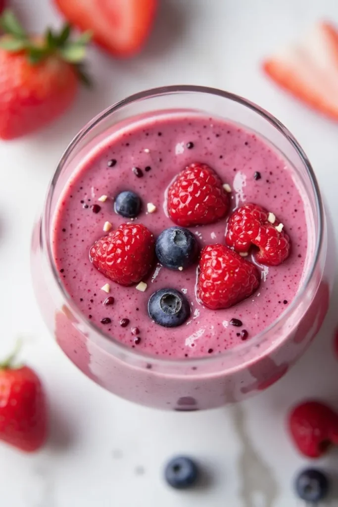 Berry Cream Cheese Keto Smoothie