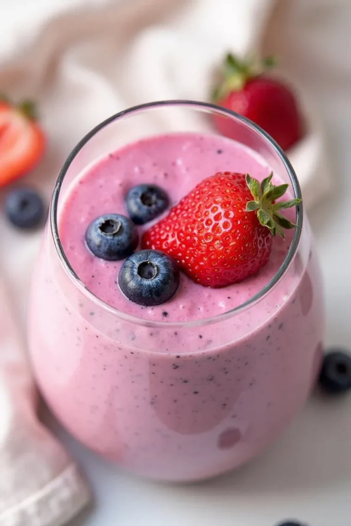Berry Cream Cheese Keto Smoothie