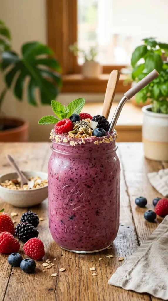 Berry Oat Smoothie