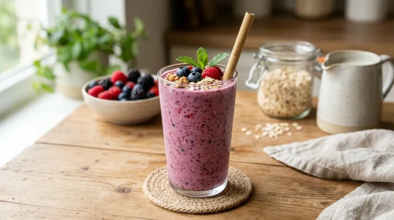 Berry Oat Smoothie