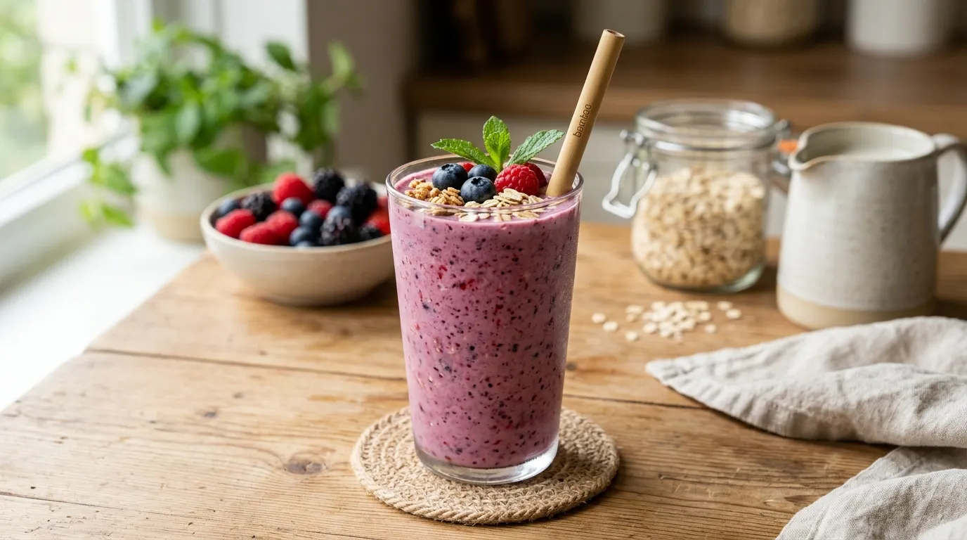 Berry Oat Smoothie