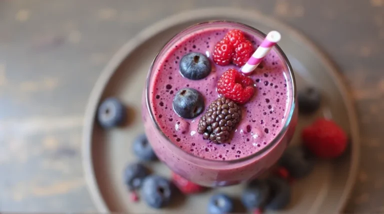Berry Smoothie Packed with Antioxidant