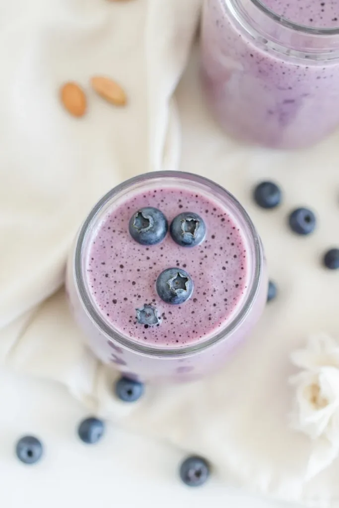 Blueberry Almond Butter Smoothie
