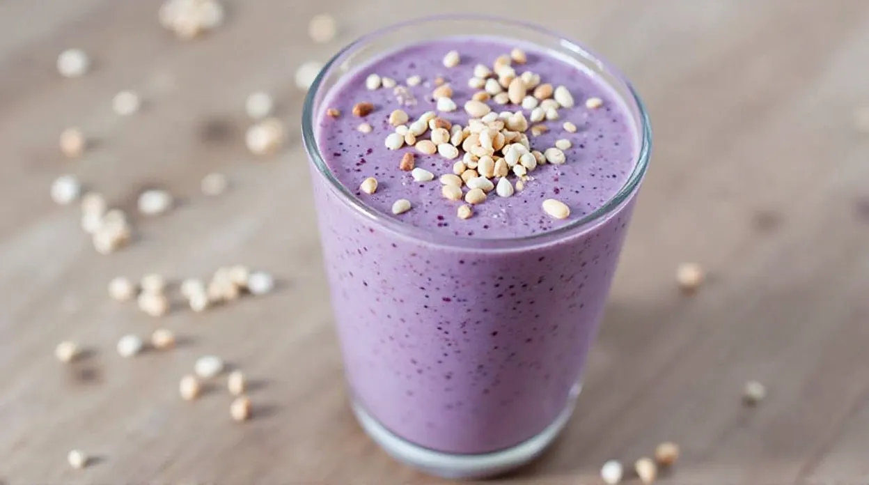 Blueberry Almond Butter Smoothie