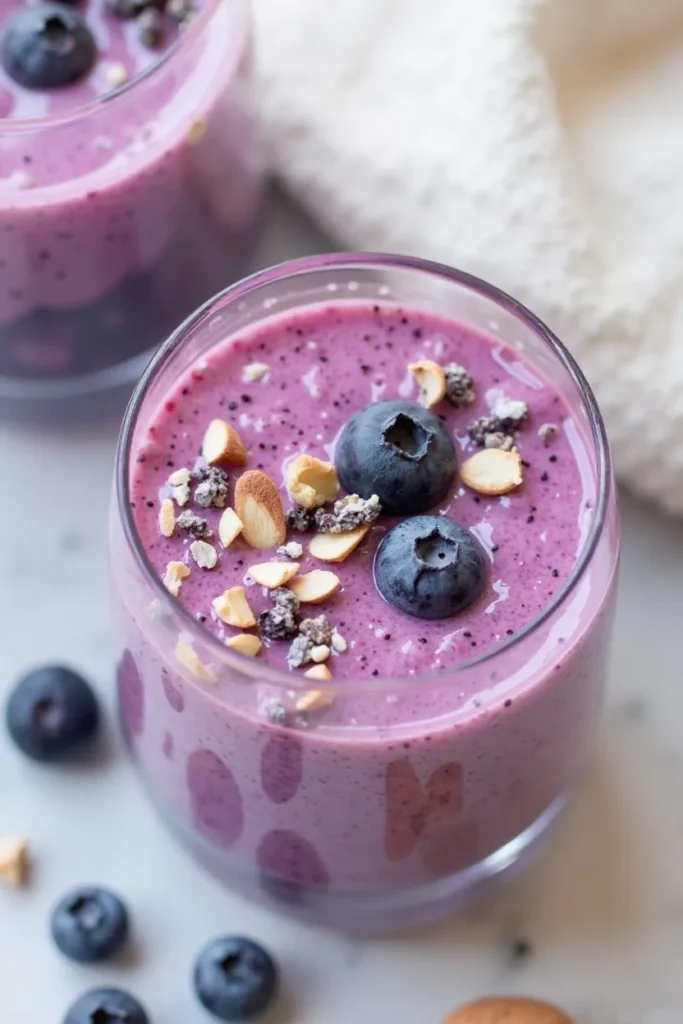 Blueberry Almond Keto Smoothie