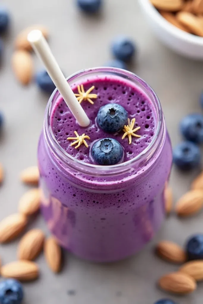 Blueberry Almond Keto Smoothie