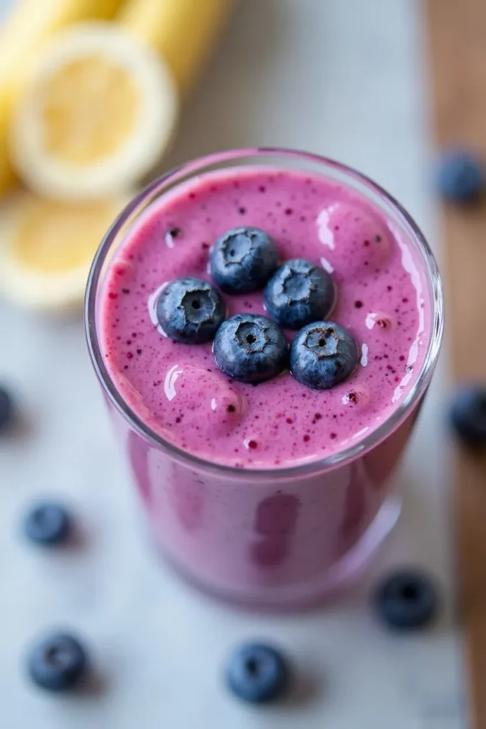 Blueberry Banana Yogurt Smoothie