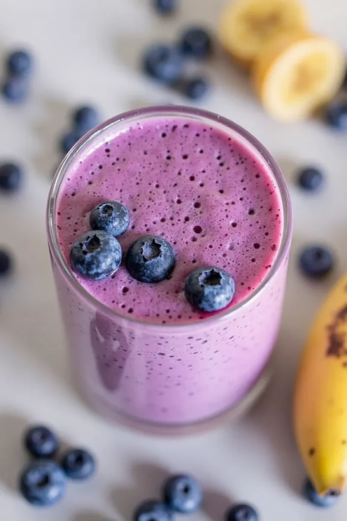 Blueberry Banana Yogurt Smoothie