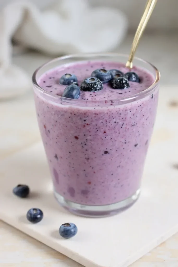 Blueberry Chia Coconut Water Antioxidant Smoothie