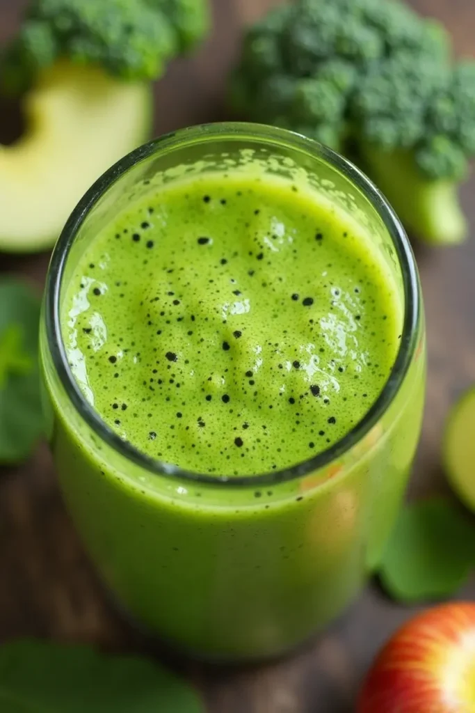 Broccoli Apple Power Smoothie