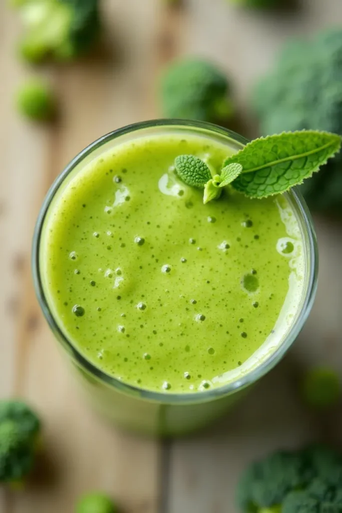 Broccoli Apple Power Smoothie