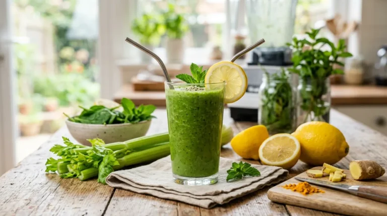 Celery and Lemon Detox Smoothie Recipe