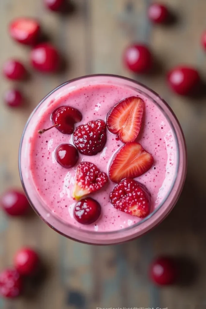 Cherry Vanilla Yogurt Smoothie