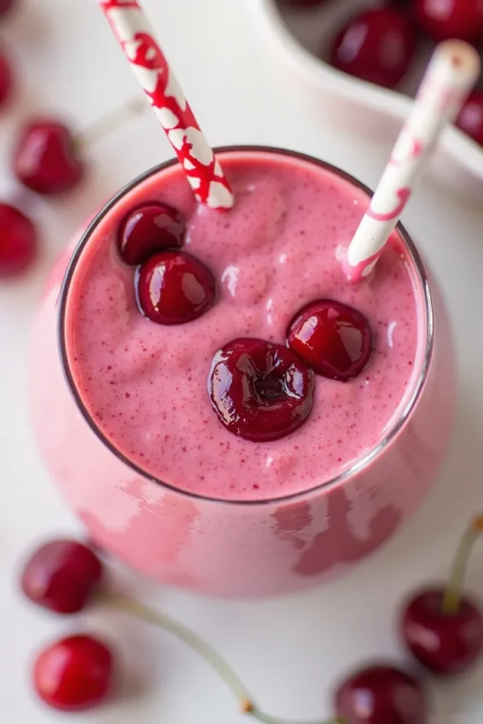Cherry Vanilla Yogurt Smoothie