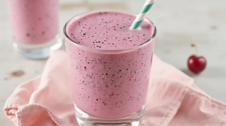 Cherry Vanilla Yogurt Smoothie