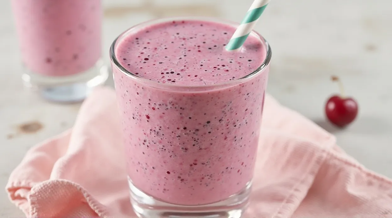 Cherry Vanilla Yogurt Smoothie
