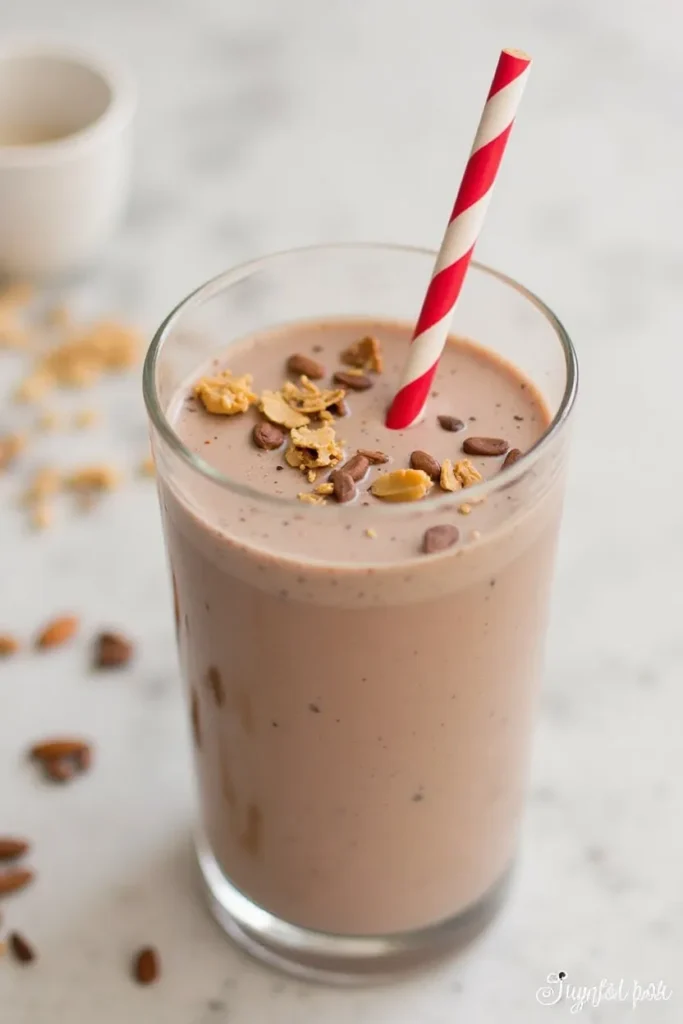 Chocolate Almond Butter Protein Shake