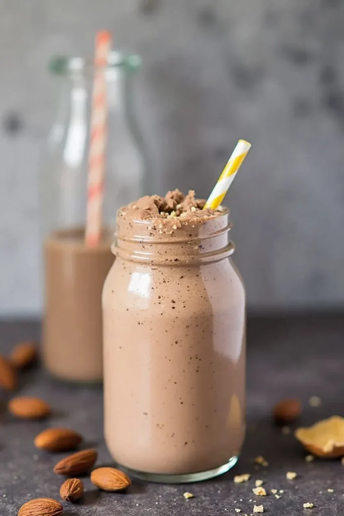 Chocolate Almond Butter Protein Shake