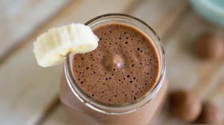 Chocolate Banana Muscle Builder Smoothie