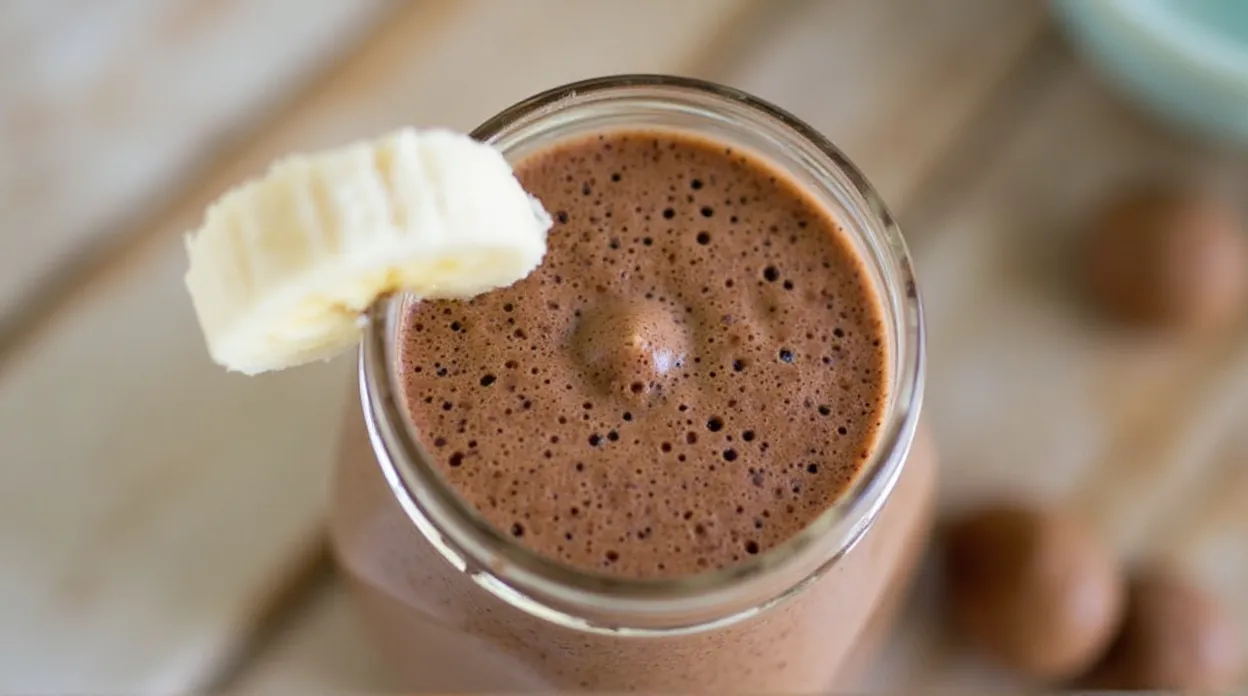 Chocolate Banana Muscle Builder Smoothie