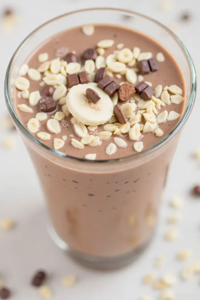 Chocolate Banana Oatmeal Smoothie