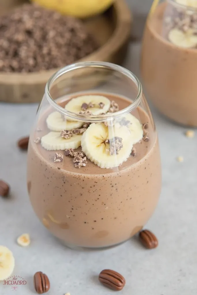 Chocolate Banana Oatmeal Smoothie