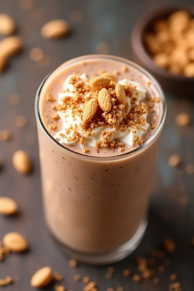 Chocolate Peanut Butter Breakfast Shake