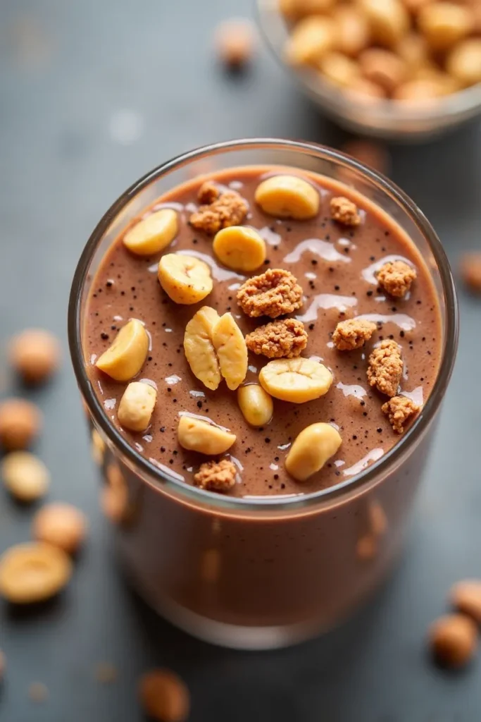 Chocolate Peanut Butter Power Smoothie