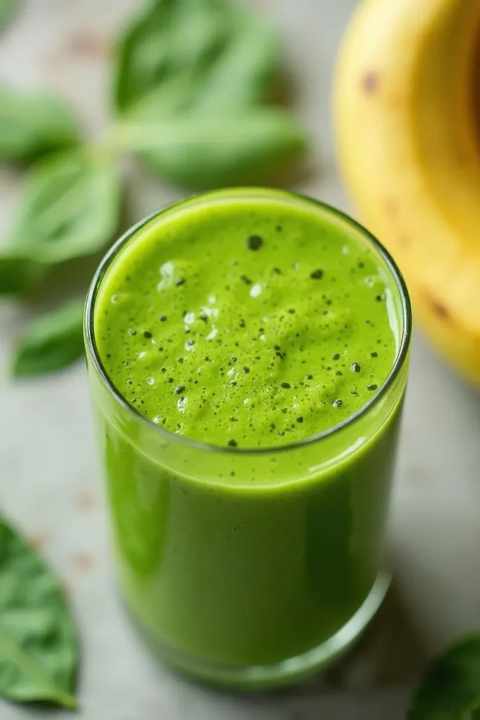 Classic Spinach Banana Green Smoothie
