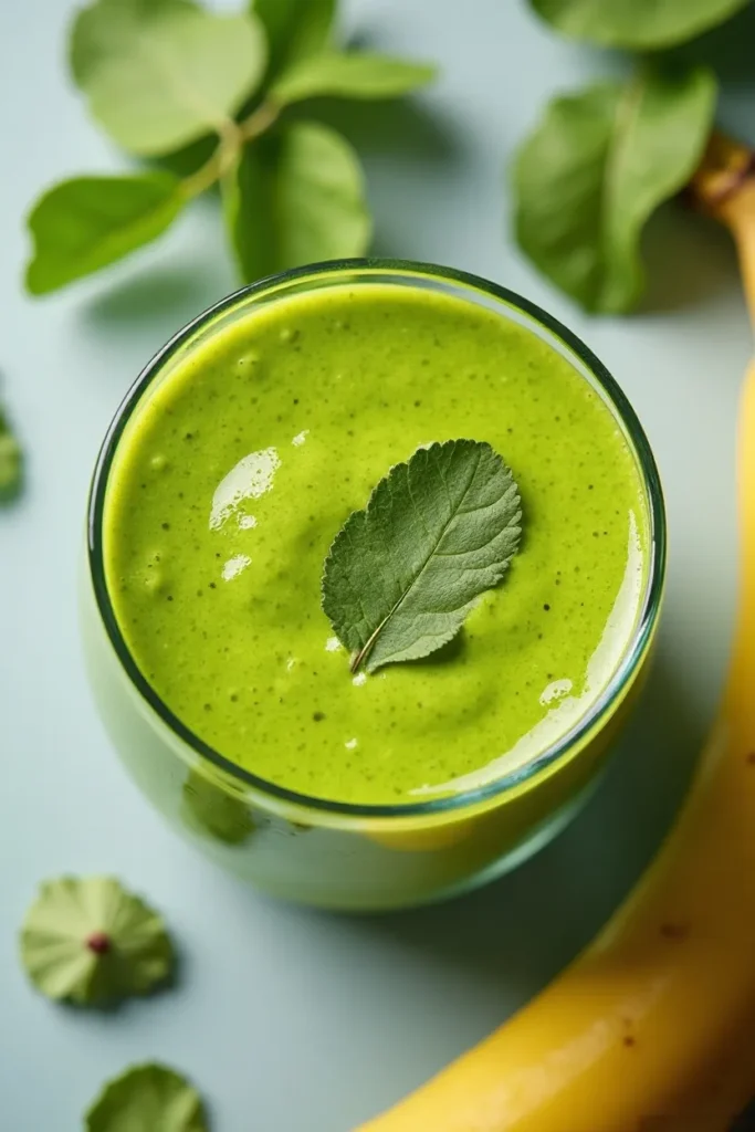 Classic Spinach Banana Green Smoothie