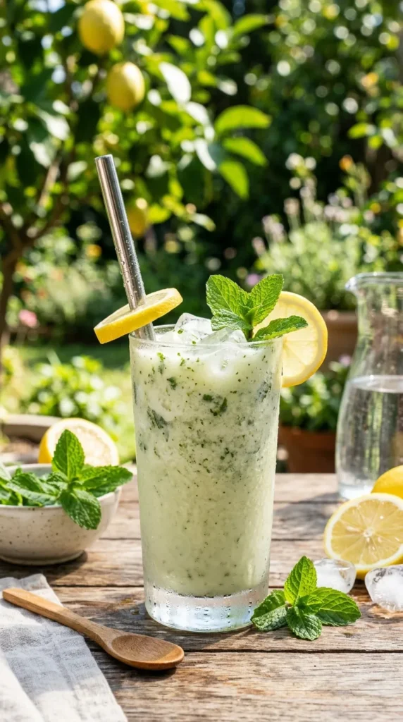 Cooling Lemon Mint Smoothie