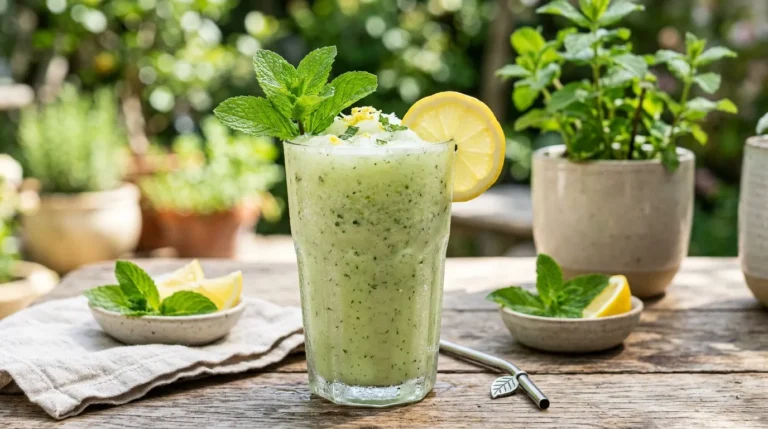Cooling Lemon Mint Smoothie