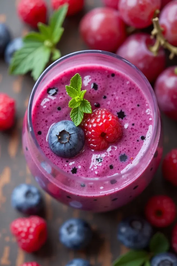 Grapes Berry Fusion Smoothie