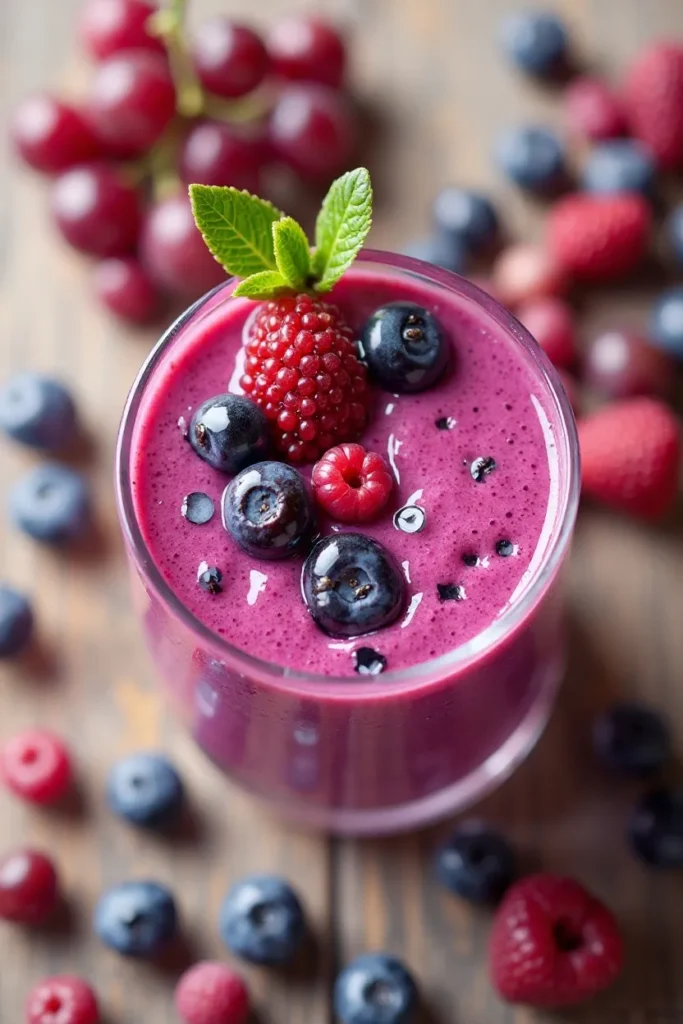 Grapes Berry Fusion Smoothie
