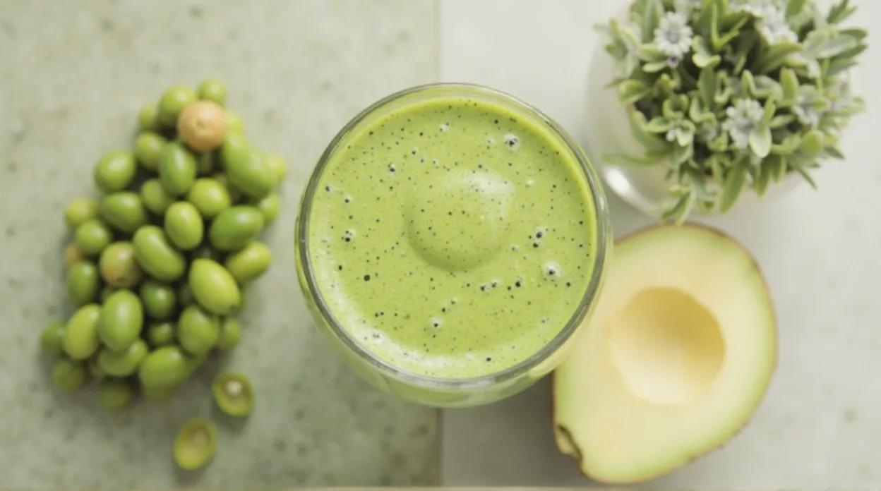 Green Matcha Avocado Smoothie
