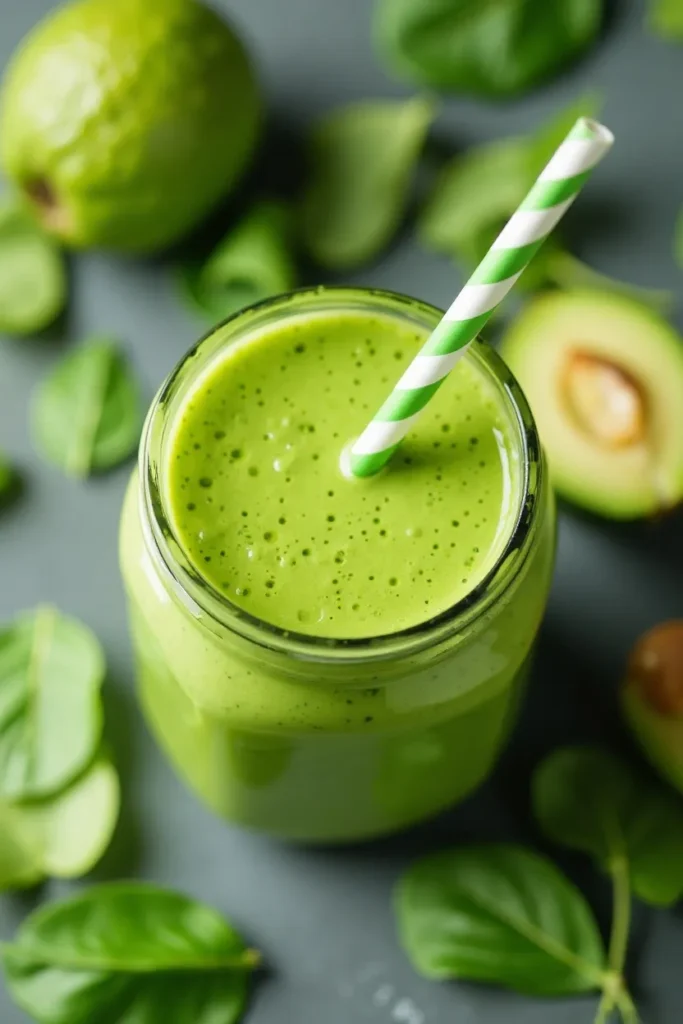 Green Spinach Avocado Keto Smoothie