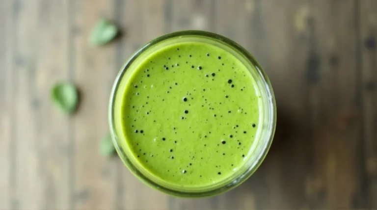 Green Spinach Banana Breakfast Smoothie