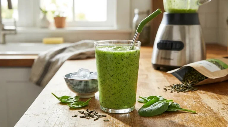 Green Tea and Spinach Smoothie