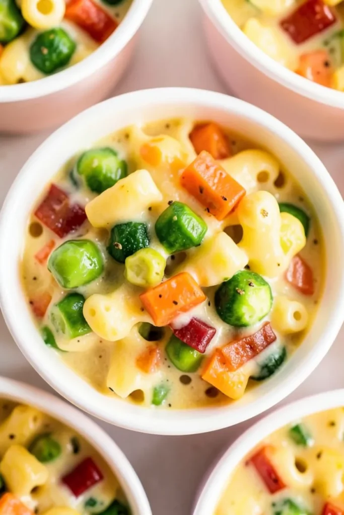 Hidden Veggie Mac and Cheese Cups