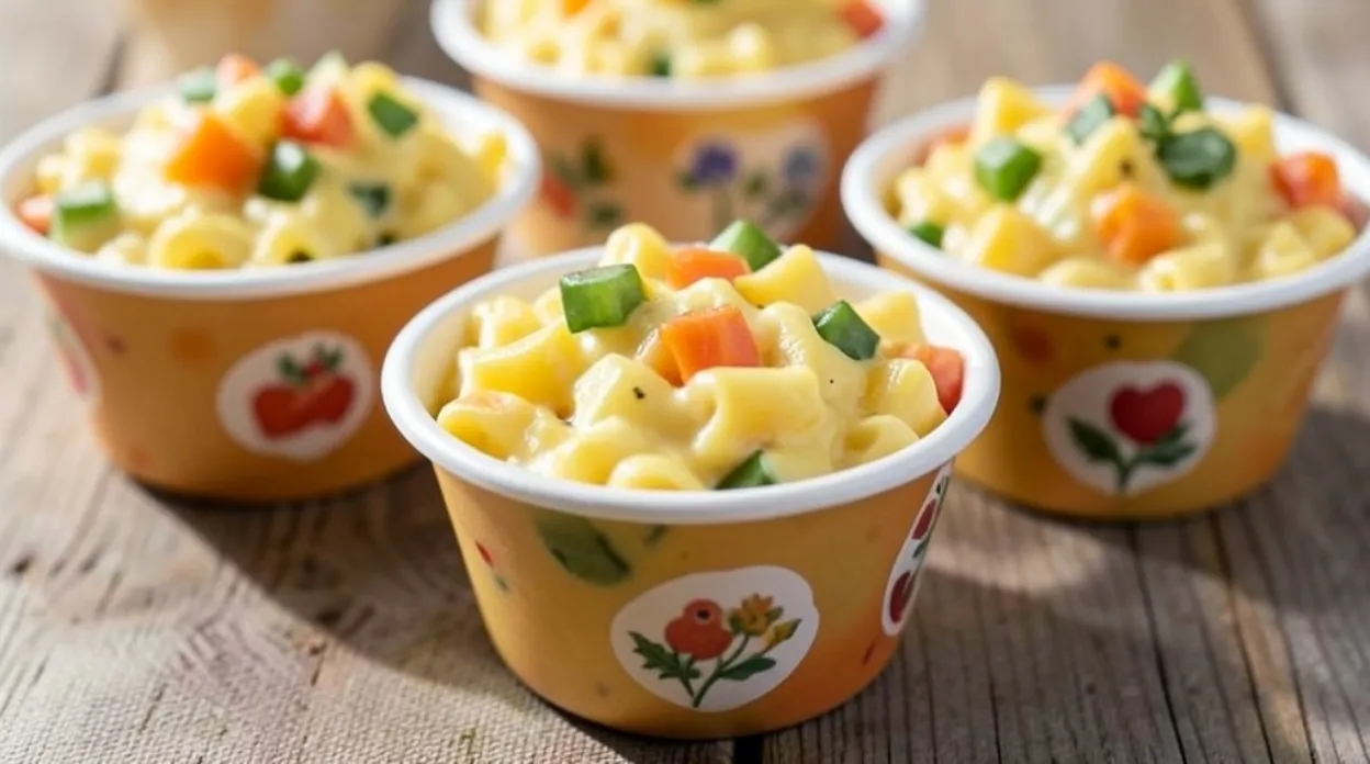 Hidden Veggie Mac and Cheese Cups