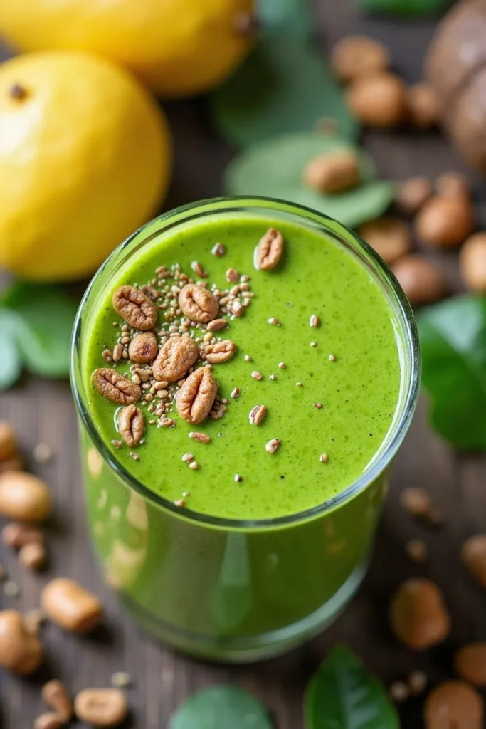 High-Protein Tropical Green Smoothie