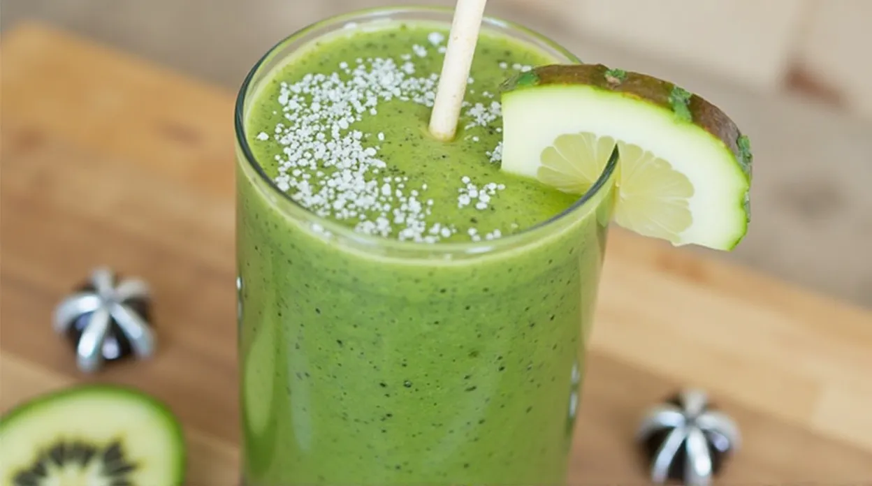 High-Protein Tropical Green Smoothie