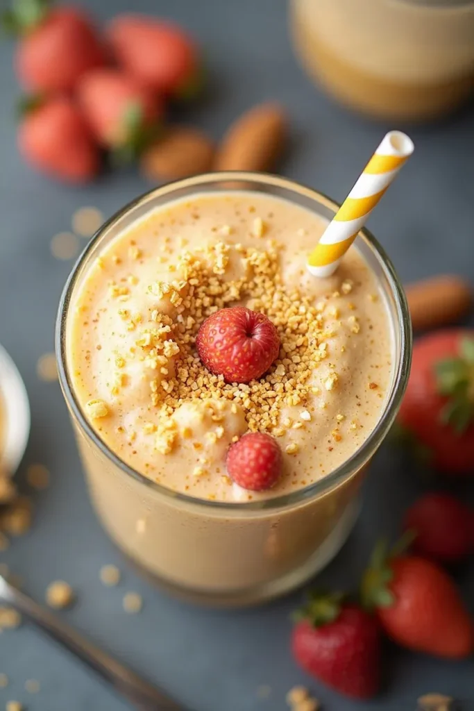 Honey Almond Breakfast Smoothie