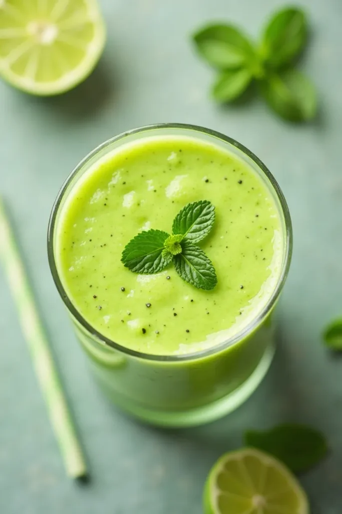 Honeydew Mint Green Smoothie